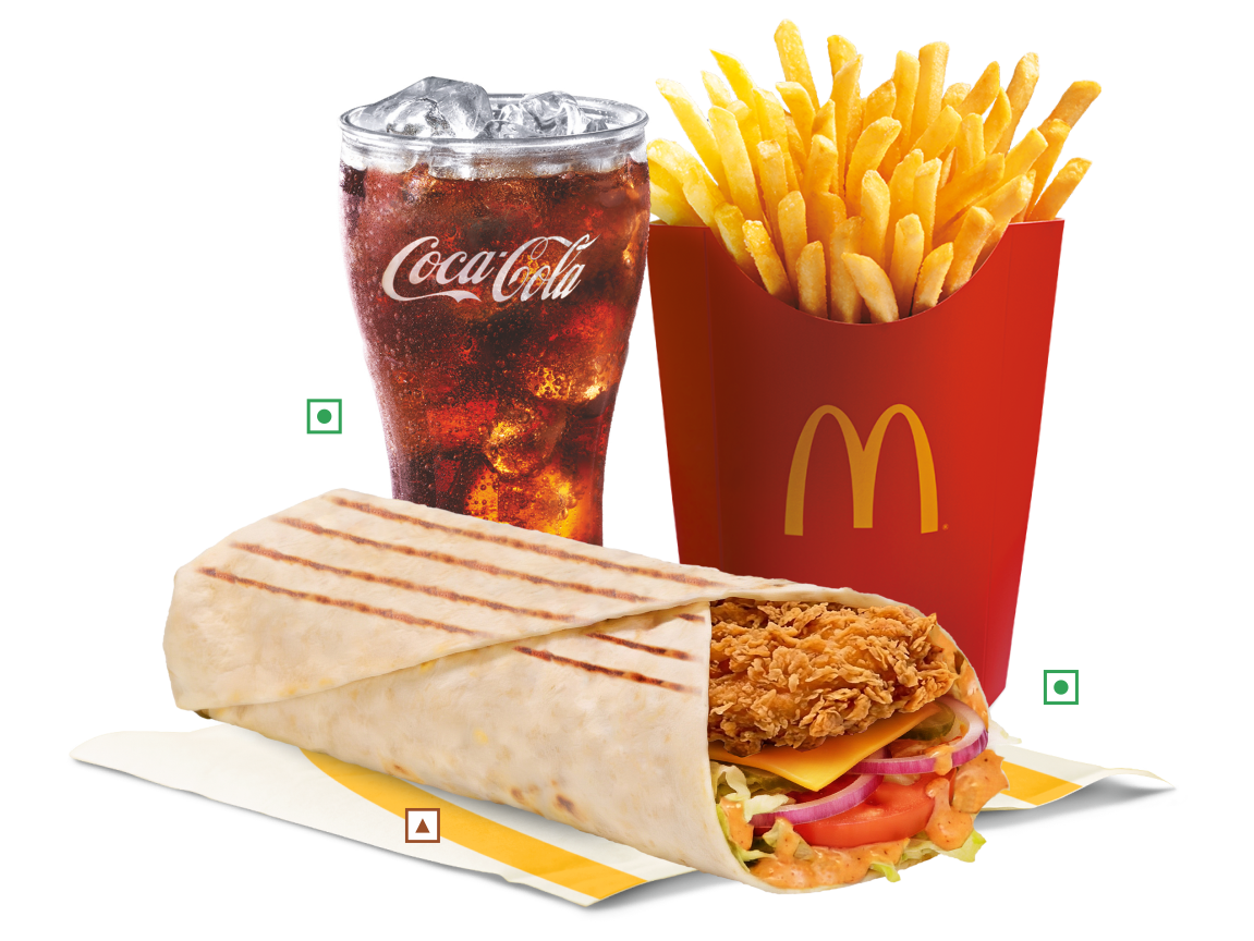 Large EVM Crispy McCrispy Chicken Wrap